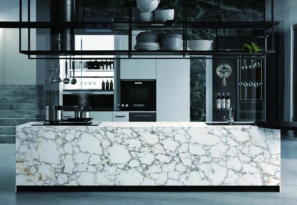Arabescato Vagli 12T porcelain tile installation example