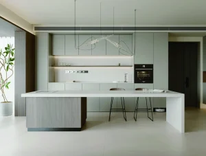Cayman Cream 12T porcelain tile installation example