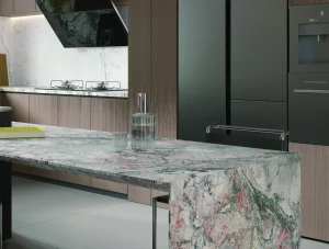 Monet Rosa 12T porcelain tile installation example