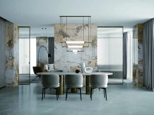Patagonia P 12T porcelain tile installation example