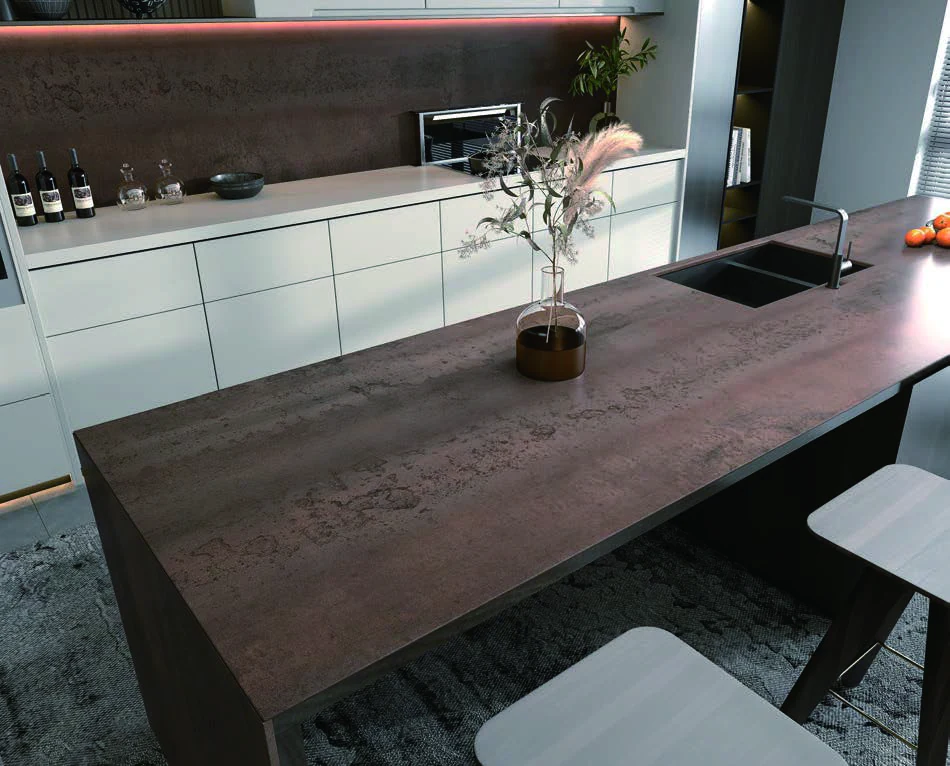 Titanium Alloy 12T porcelain tile installation example
