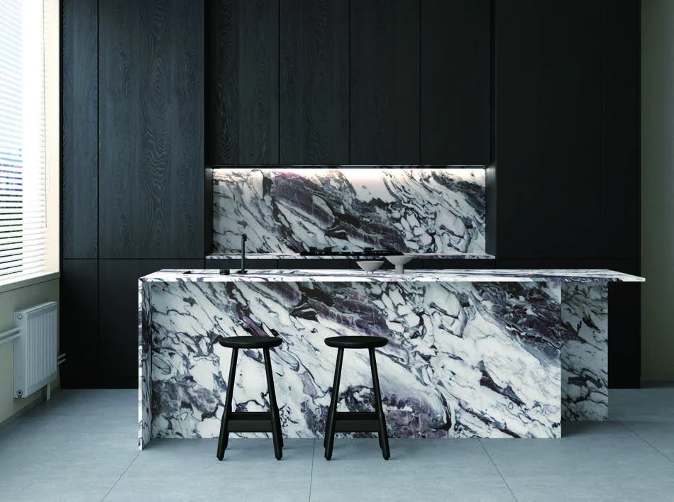 Violet Diamond 12T porcelain tile installation example